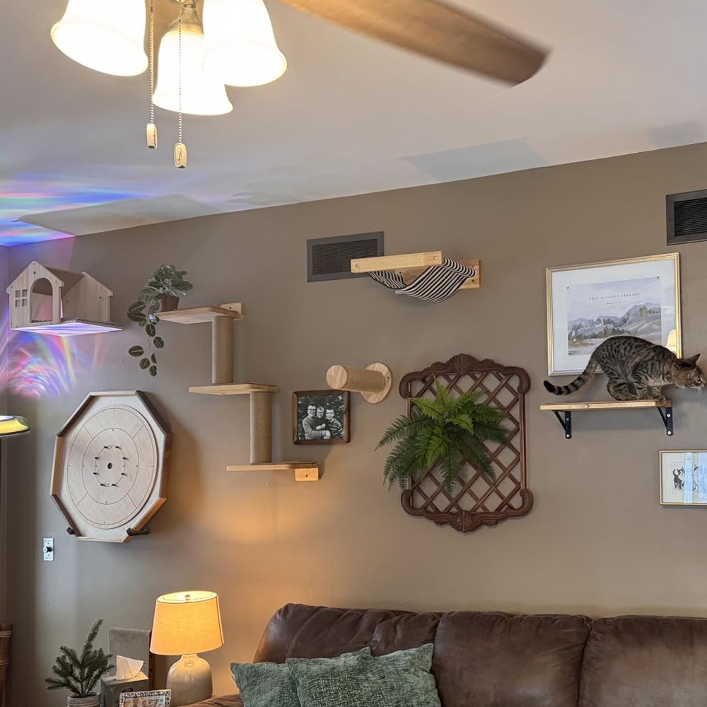 Furniture Paradise & Hardware Ghaziabad Reviews - Cat Furniture Solid Wooden Suspension Bridge