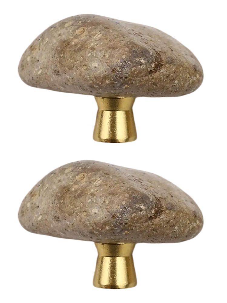 Unique Furniture Hardware Pulls - 2 Pcs Unique Creative Natural Stone