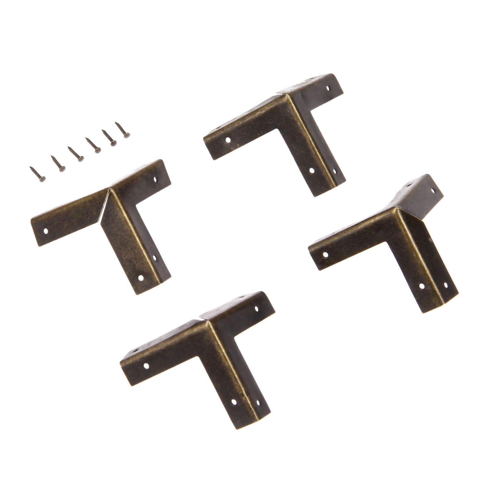 DRELD 4Pcs Antique Bronze Corn - Furniture Hardware Covers review and price