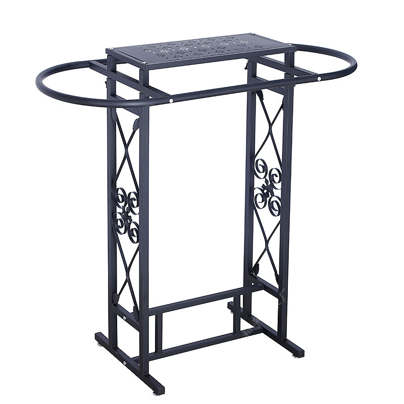 Iron Clothing Store Oval Shelf - Furniture Hardware Store review and price