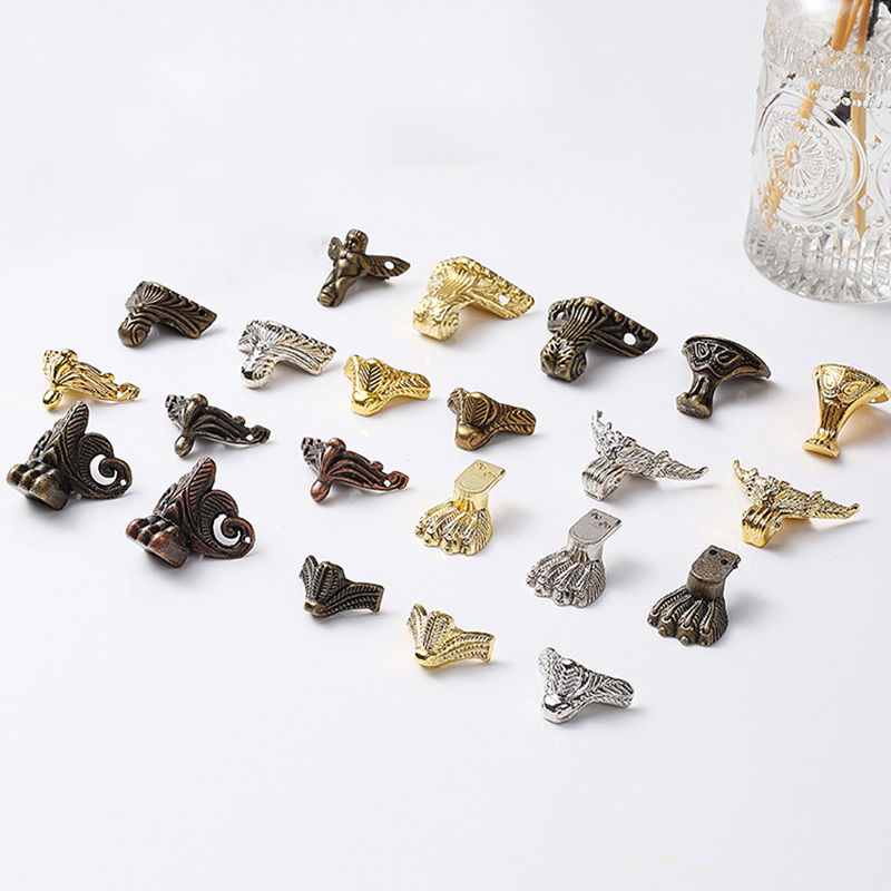 4PCS Antique Box Legs Feet ,Wo - Corner Bracket Angle review and price