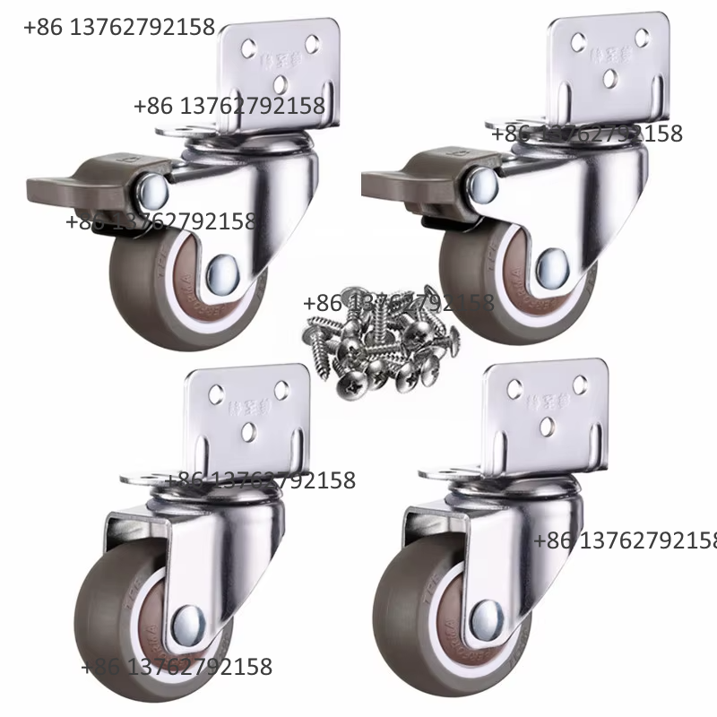 4Pcs Soft Rubber Quiet Swivel  - Furniture Hardware For Bed review and price