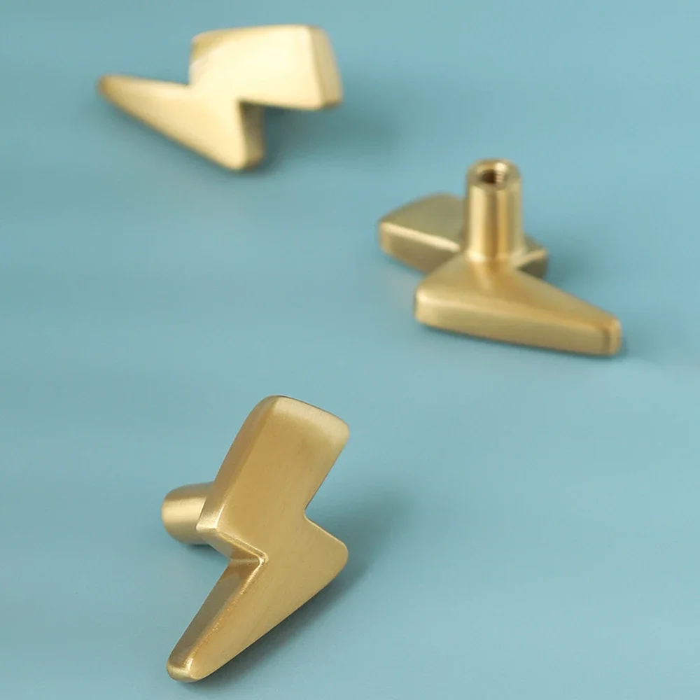 Lightning Design Brass Cabinet - Unique Furniture Hardware Pulls review and price