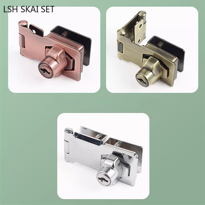 No-punch Glass Door Lock Store - Furniture Hardware Store review and price