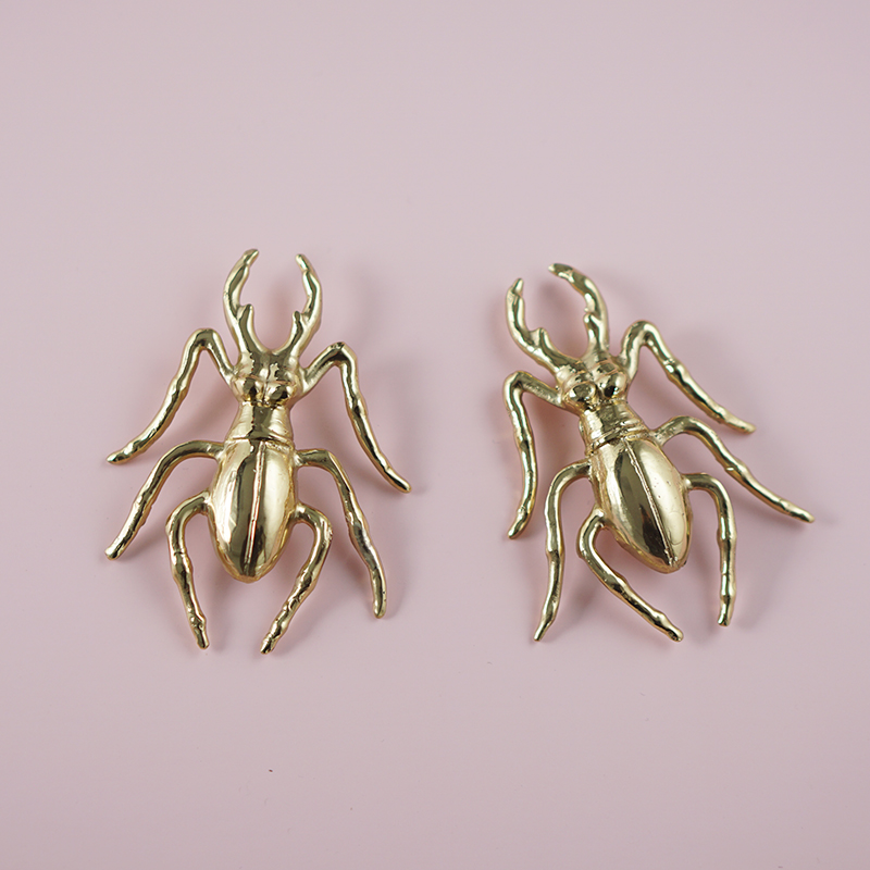 Brass Beetle Drawer Pulls Inse - Unique Furniture Hardware Pulls review and price