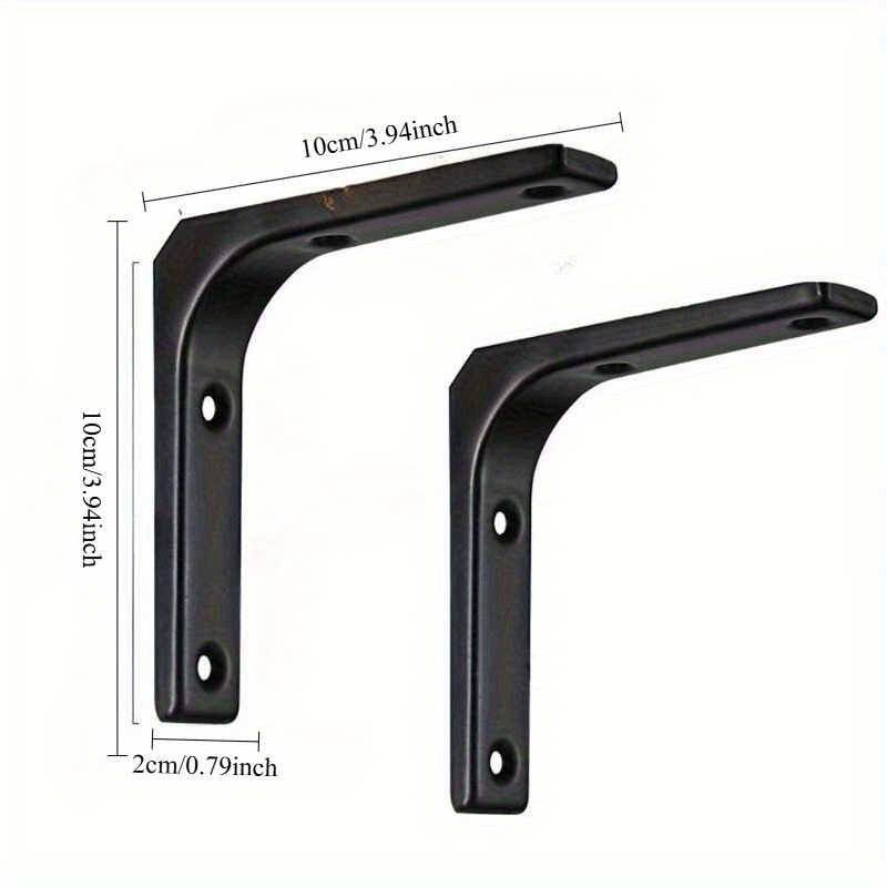 2pcs Heavy-Duty Iron Shelf Bra - Corner Bracket Angle review and price