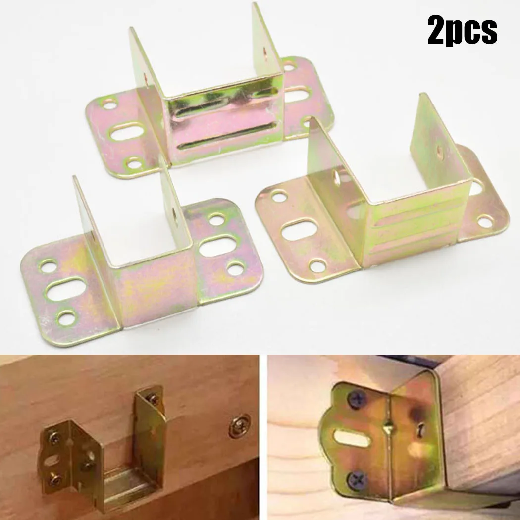2pcs U Shaped Metal Bed Bracke - Furniture Hardware For Bed review and price