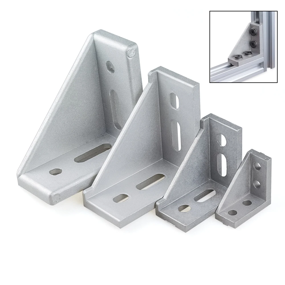 8Pcs/lot 2040 3060 4080 Corner - Corner Bracket Angle review and price