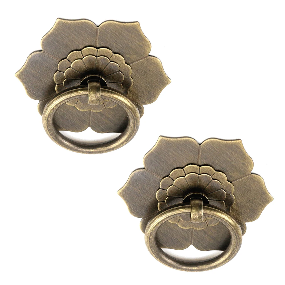 Floral Brass Cabinet Door Knob - Unique Furniture Hardware Pulls review and price