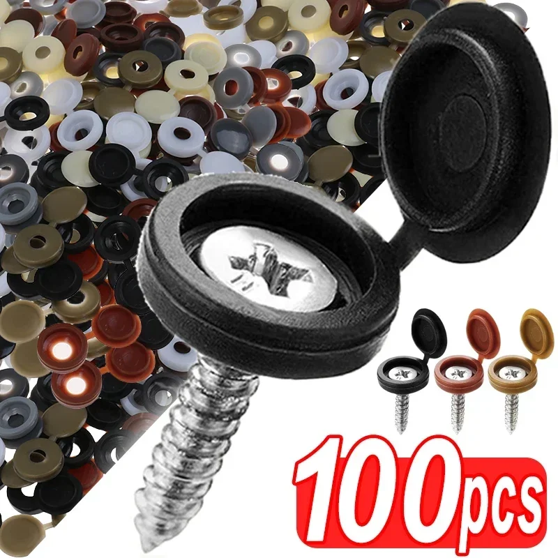 Hinged Plastic Screw Cap Cover - Furniture Hardware Covers review and price