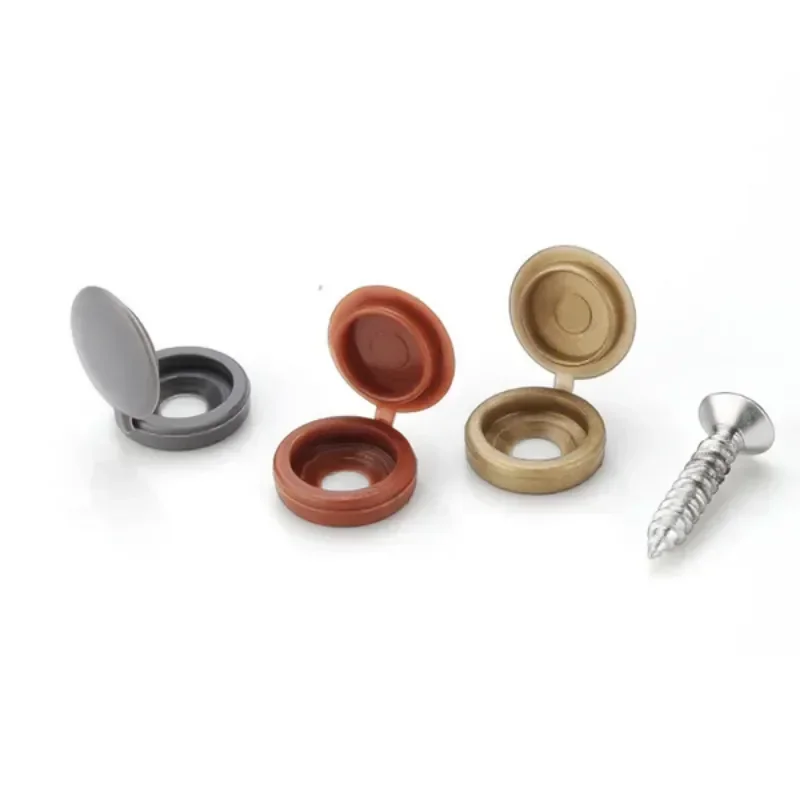 Hinged Plastic Screw Cap Cover - Furniture Hardware Covers review and price
