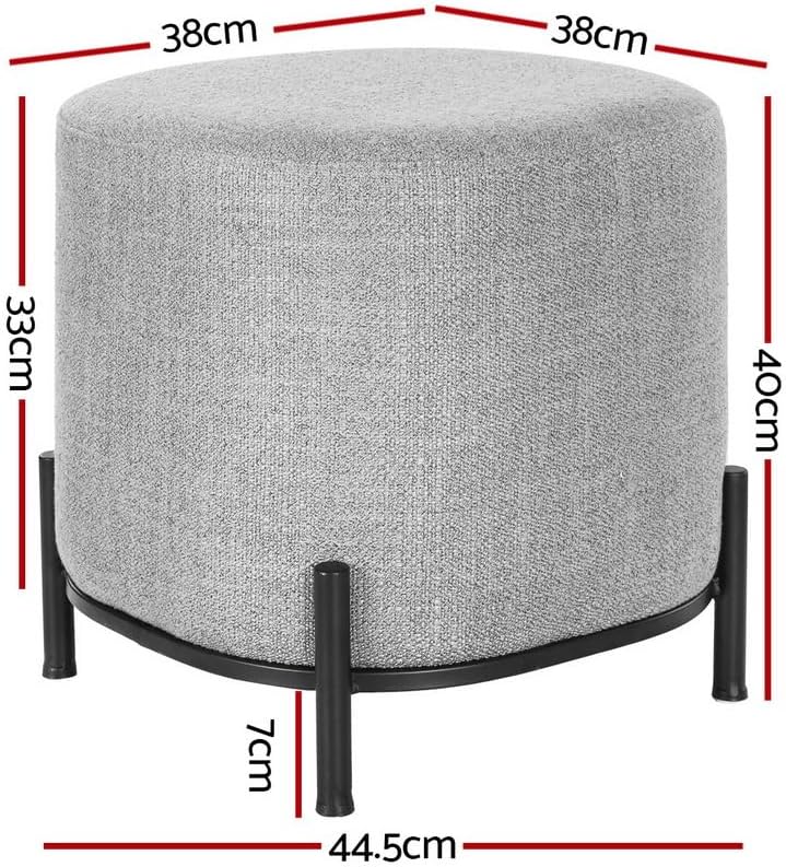 **/Ottoman, Round Footstool Lo - Furniture Foot Pad review and price