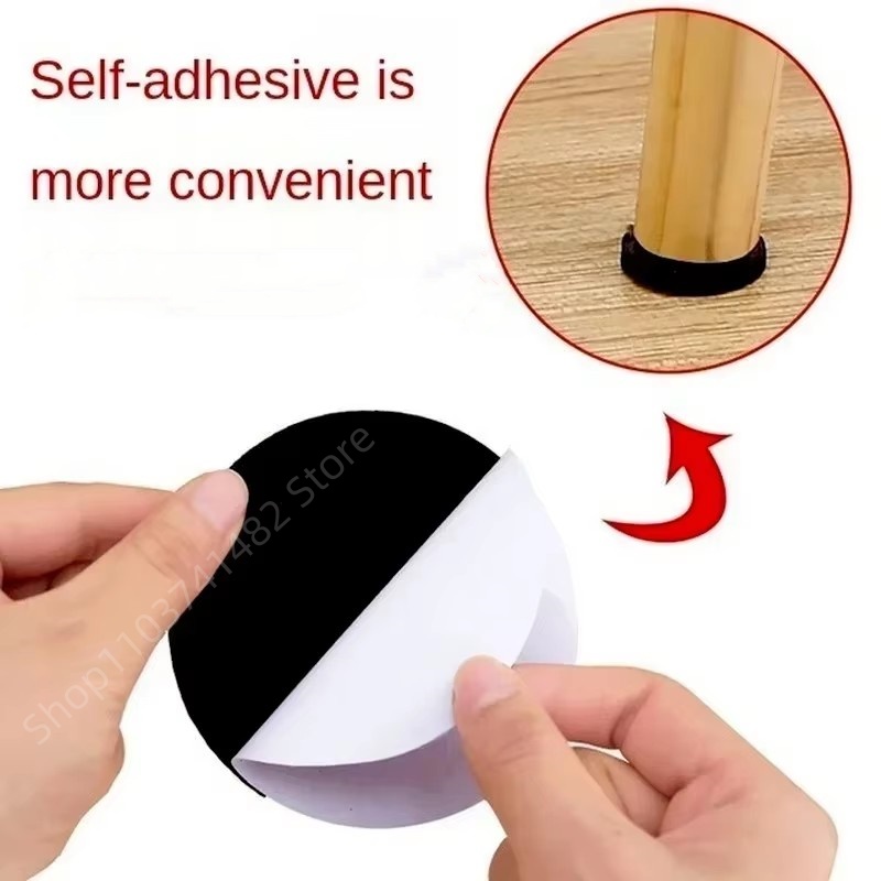 2-48Pc Self Adhesive Black Fur - Furniture Foot Pad review and price