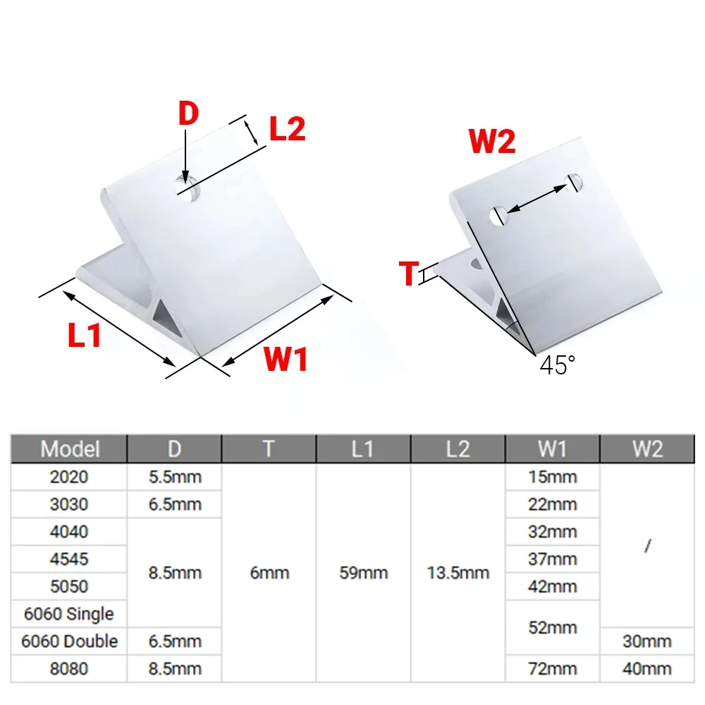 4Pcs 45 Degree Angle Corner Br - Corner Bracket Angle review and price