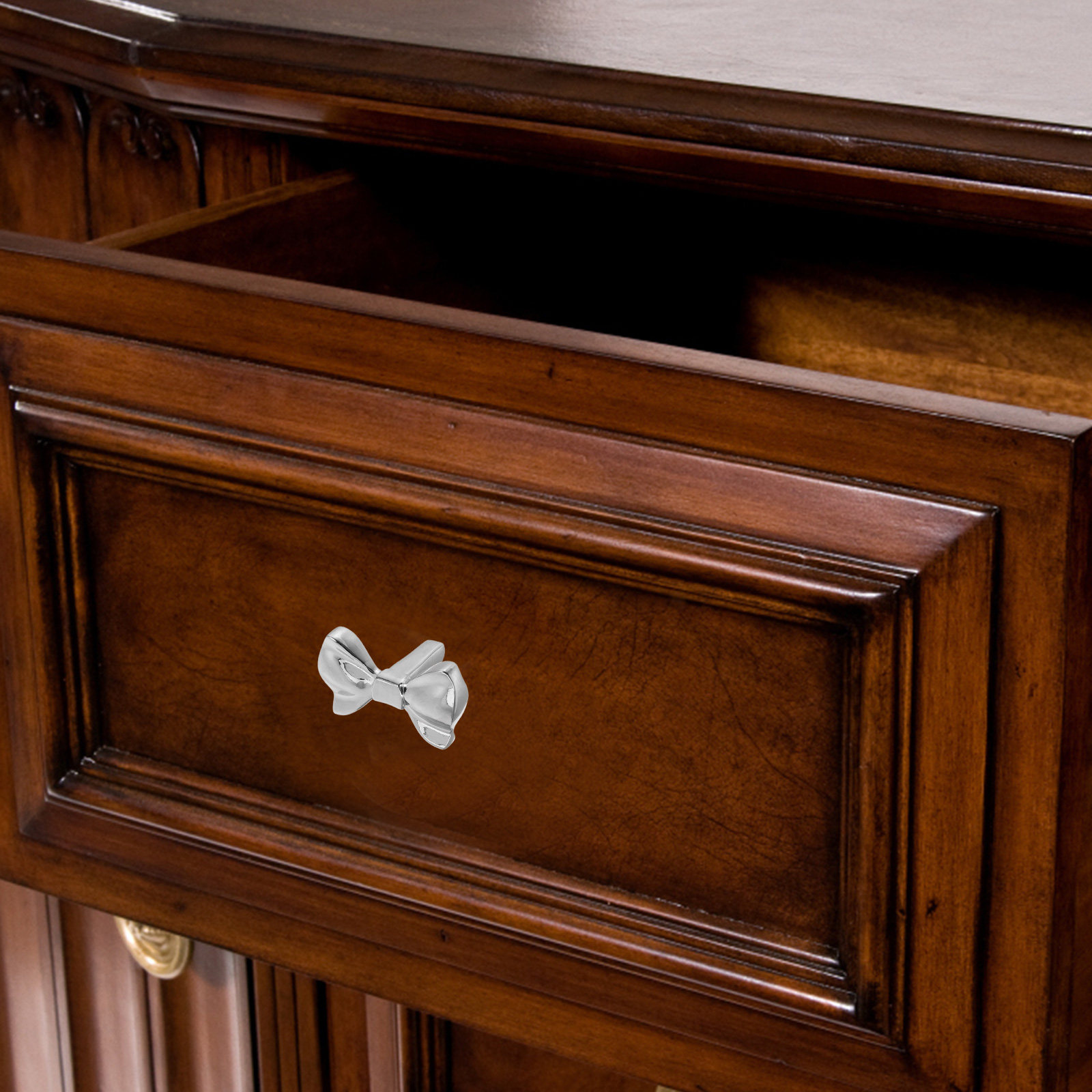 Elegant Bowknot Knob Decorativ - Unique Furniture Hardware Pulls review and price