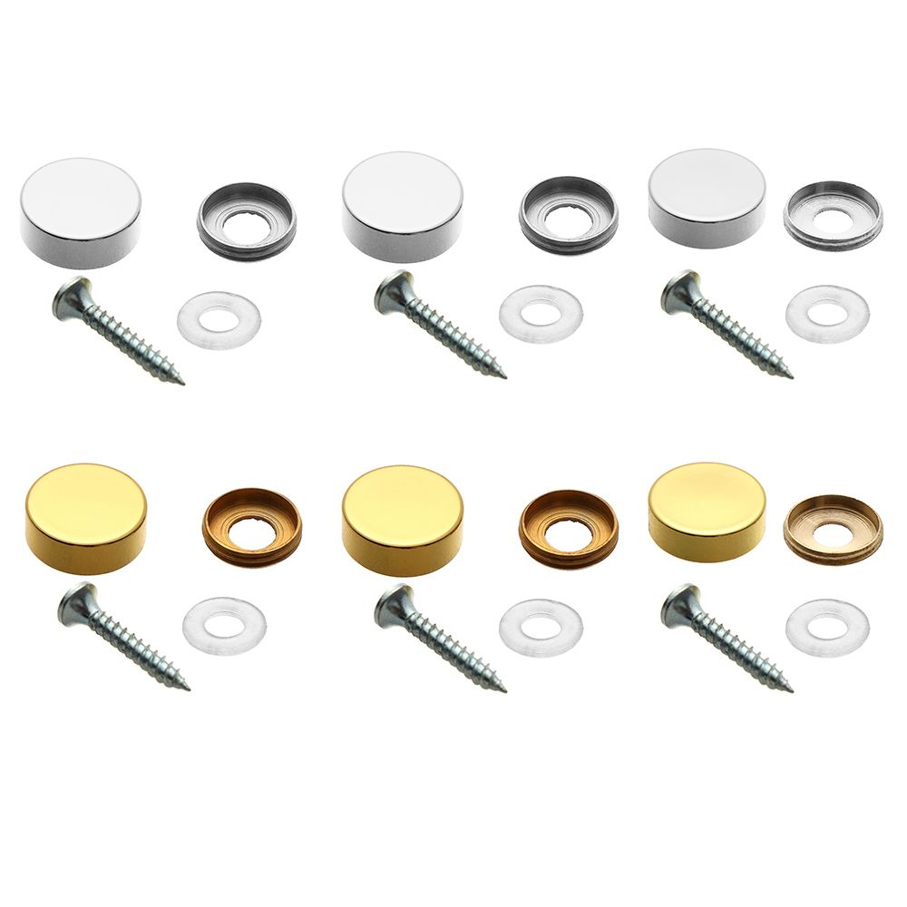 4 Sets Mirror Fasteners Screws - Furniture Hardware Covers review and price