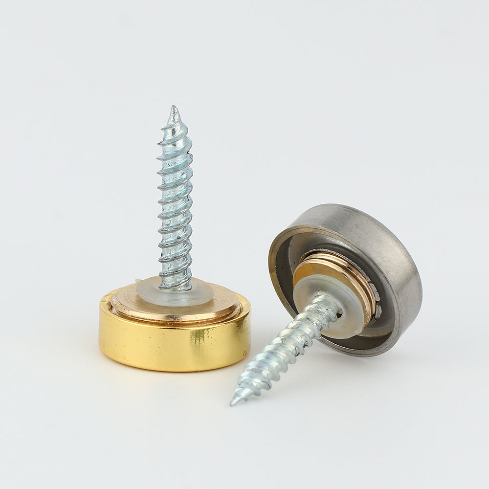 4 Sets Mirror Fasteners Screws - Furniture Hardware Covers review and price