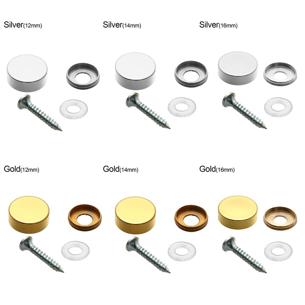 4 Sets Mirror Fasteners Screws - Furniture Hardware Covers review and price