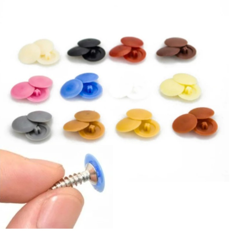 100 Pcs/bag Plastic Nuts Bolts - Furniture Hardware Covers review and price