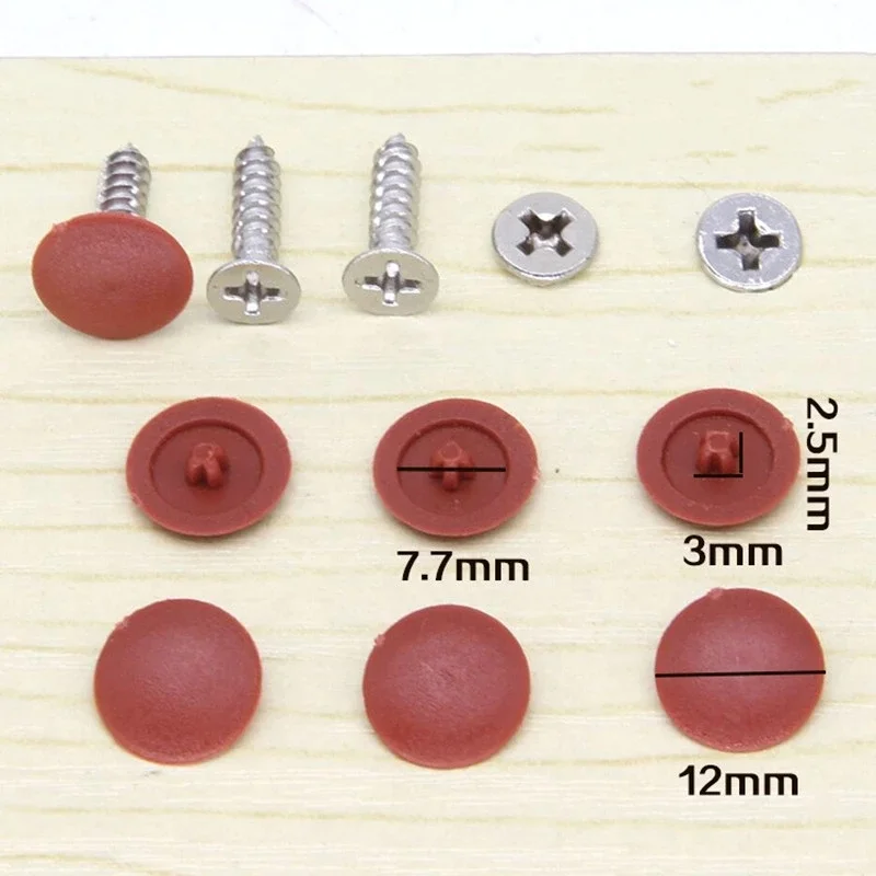 100 Pcs/bag Plastic Nuts Bolts - Furniture Hardware Covers review and price