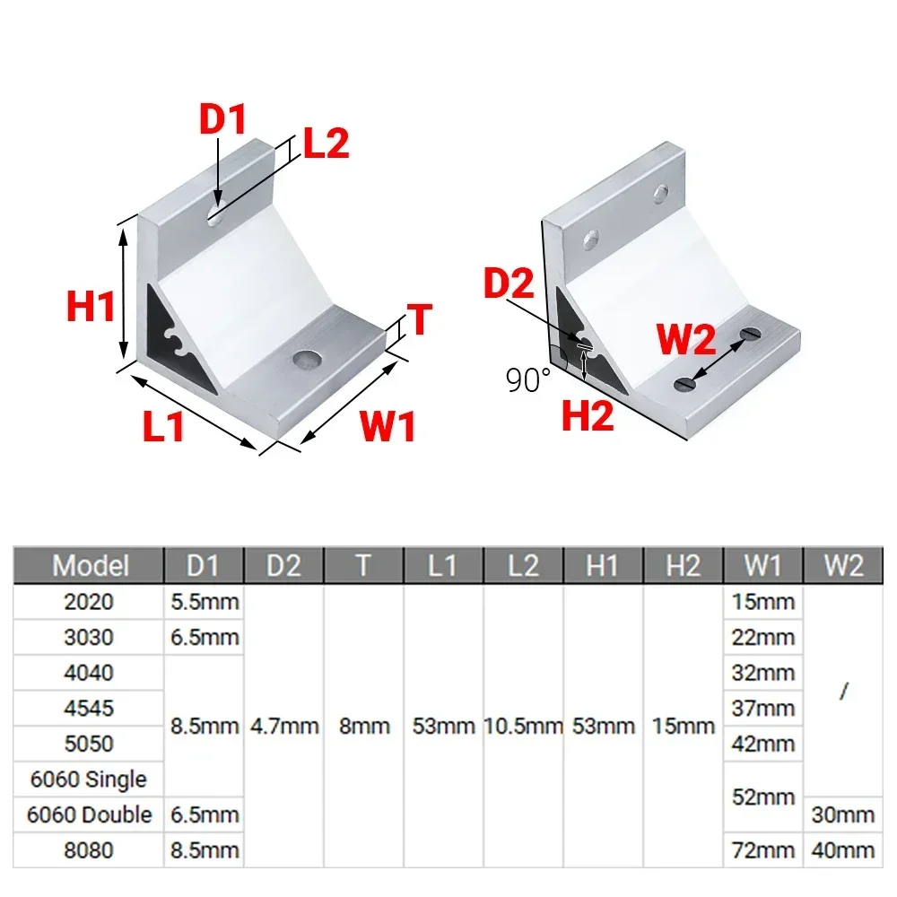 4Pcs 90 Degree Corner Angle Br - Corner Bracket Angle review and price