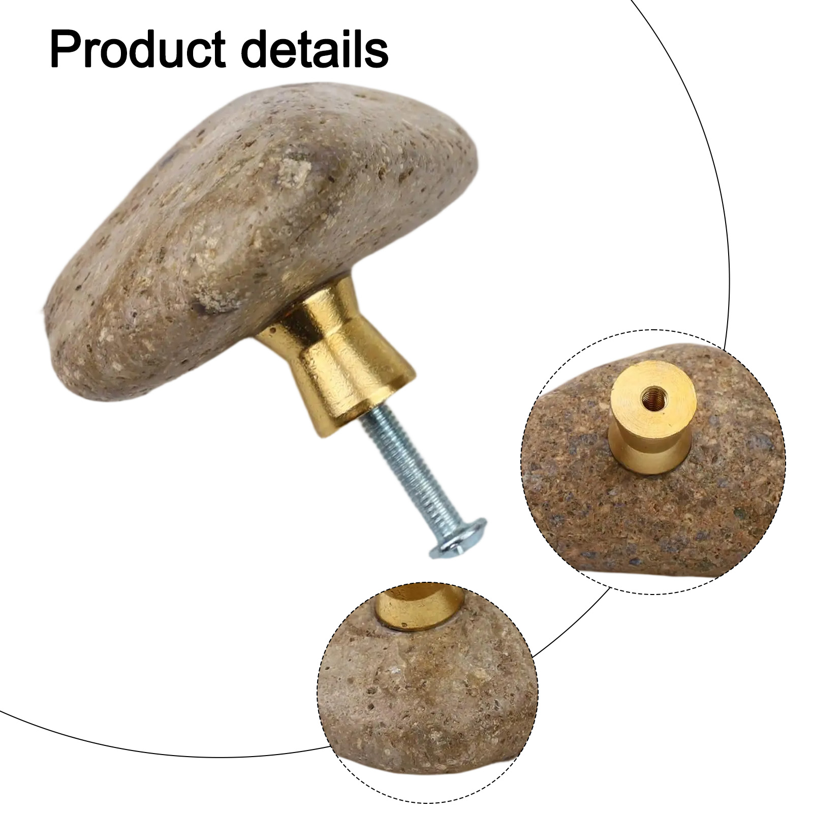 2 Pcs Unique Creative Natural  - Unique Furniture Hardware Pulls review and price