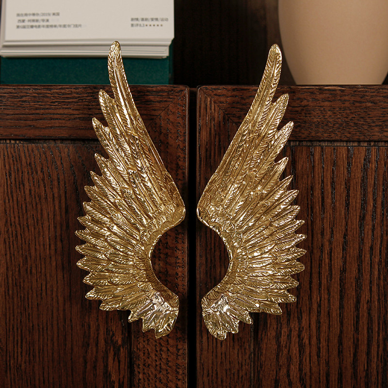Nordic Creative Wing Pull Bras - Unique Furniture Hardware Pulls review and price
