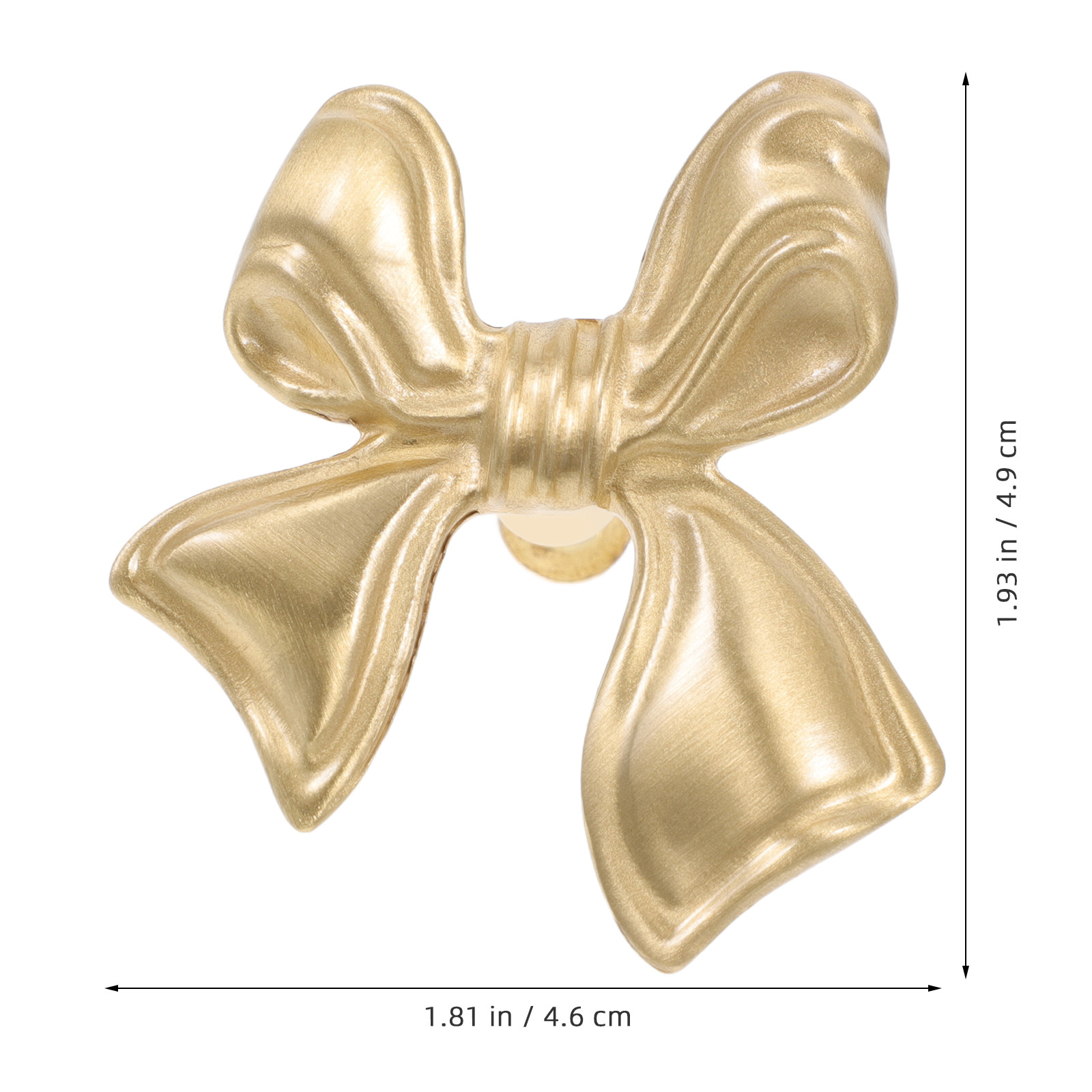 Bow Drawer Pull Brass Bowknot  - Unique Furniture Hardware Pulls review and price