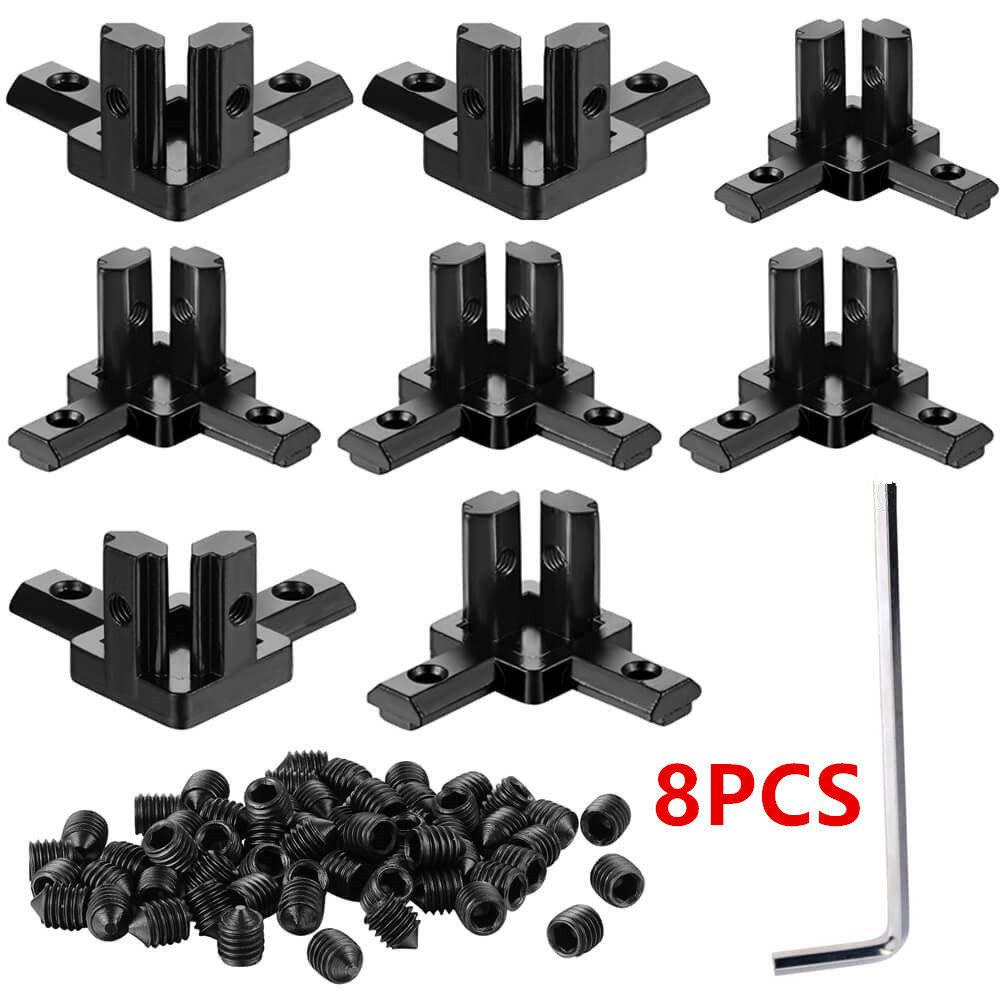 8Pcs Aluminum Profile 90 Degre - Corner Bracket Angle review and price